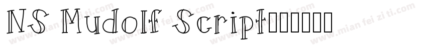NS Mudolf Script字体转换